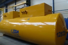 doppelwandiger Tank 40 m3 fur BMW Mat. 1.4307