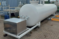 oberirdischer LPG Behälter mit LPG Module