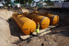 Unterirdische doppelwandige Tanks