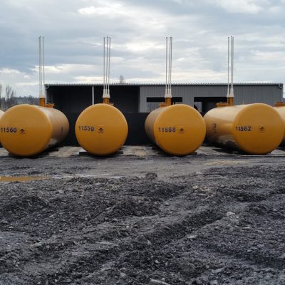 50m3 LPG-Tanks vor der Installation